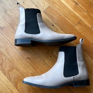 Everlane Italian Leather Square Toe Chelsea Boot sz 10